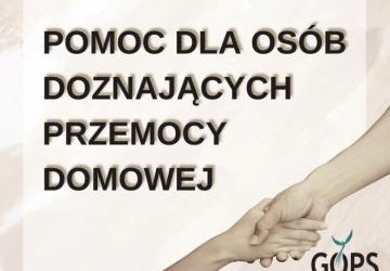 Wsparcie dla Osób doświadczających przemocy domowej.
