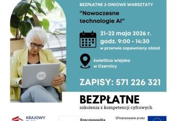 Bezpłatne szkolenie z kompetencji cyfrowych