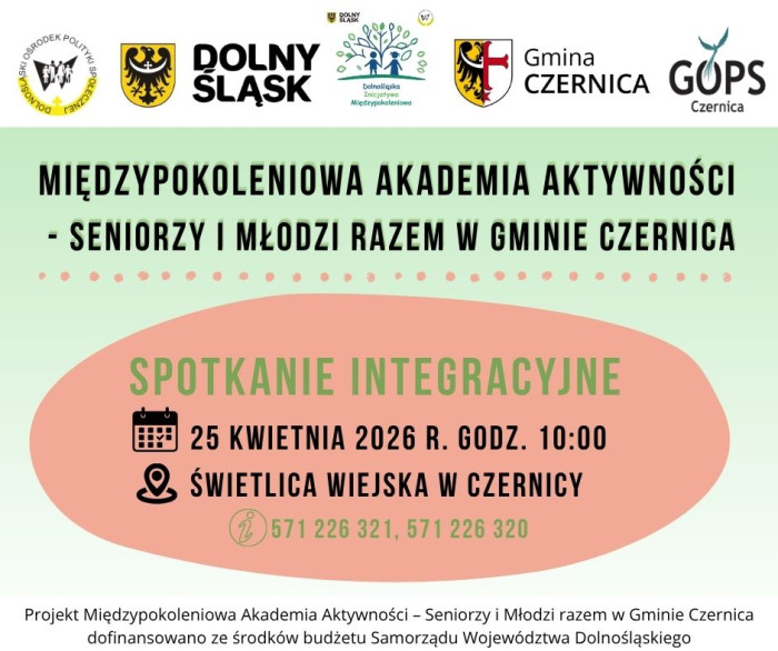 Międzypokoleniowa Akademia Aktywności - START!